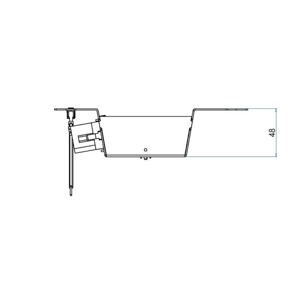 Produktbild UBD 215 230  -  Steckdoseneinsatz für 3+2 FLF inkl. 3x 1xT13, weiss